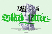 Black Brave Typeface, a Blackletter Font by alit design (Thumbnail 8 of 21)