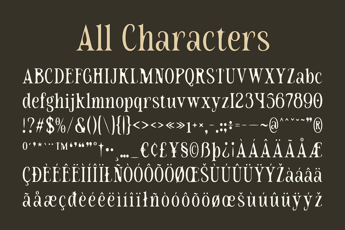 CS Lenox Drawn, a Serif Font by Craft Supply Co. (Photo 8 of 8)