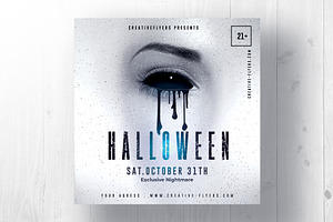 Halloween Mansion Party Flyer