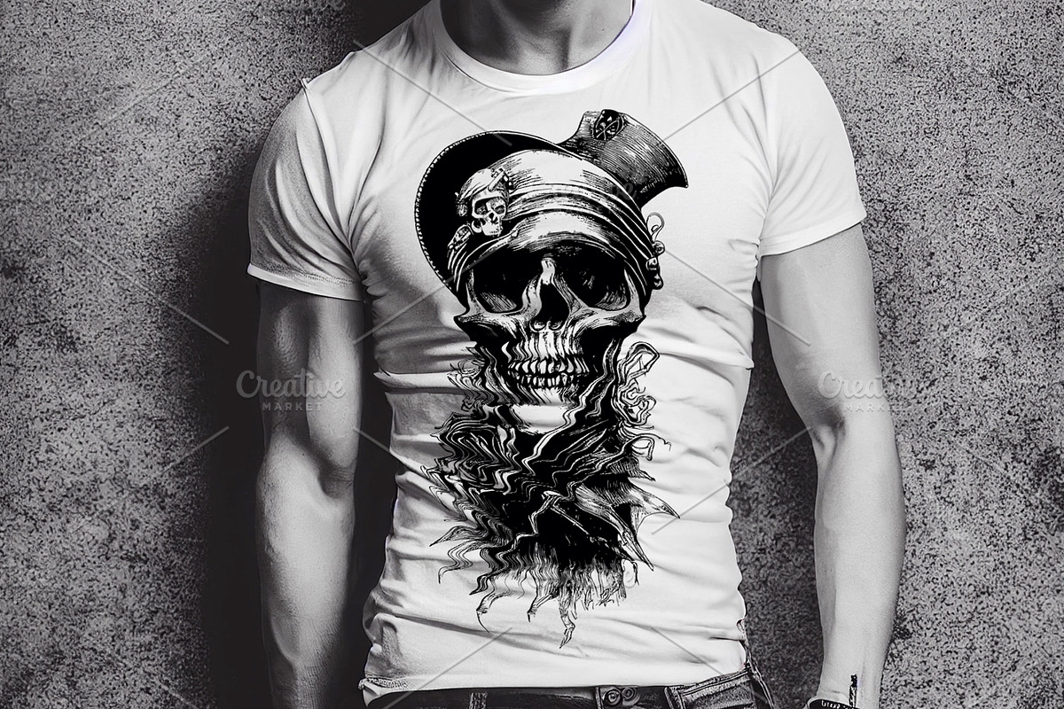 Pirate skull illustration, an Illustration by optimism (Photo 2 of 3)