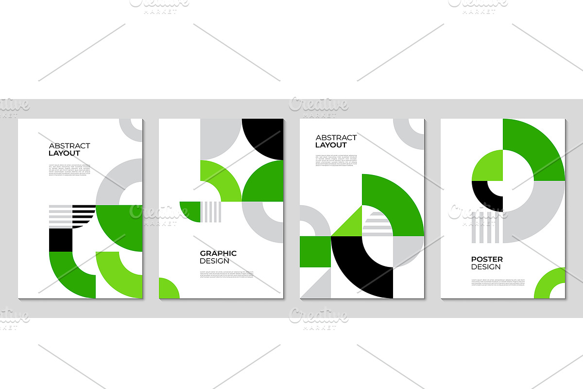 Business posters geometric layout, an Education Illustration by Vector Tradition (Photo 1 of 3)