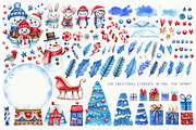 Christmas Stories, an Animal Illustration by Watercolor by Tonia Tkach (Thumbnail 2 of 9)
