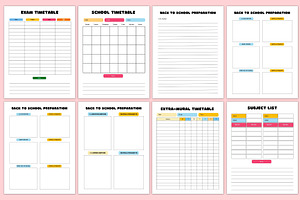 2024 Back To School Planner Canva