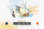 Elixir Watercolor Photoshop Brushes, a Brush Add-On by pixelbuddha.net (Thumbnail 1 of 15)
