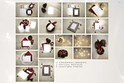 Christmas card mockups & Photos, a Print Template by ollalya (Thumbnail 7 of 8)