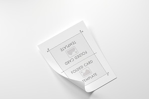 Folded Card Template