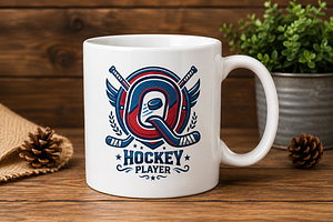 Hockey Player Vintage Sports