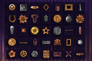 Steampunk brushes for Procreate, a Brush Add-On by seamless team (Thumbnail 9 of 9)