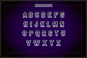 Retrowaver Color OTF Font