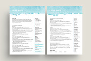 resume template word creative, a Resume Template by PinkJellyfish (Thumbnail 3 of 4)