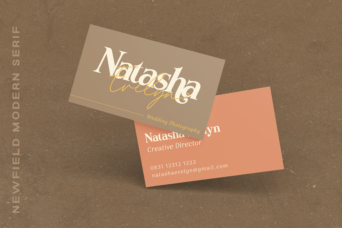 Newfield - Modern Serif Font, a Serif Font by Letterhend Studio (Photo 5 of 9)