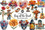Day of the Dead PNG, an Illustration by SinaCreation (Thumbnail 1 of 5)
