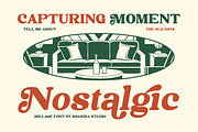 Millage - Bold Retro Serif Font, a Serif Font by Shakira Studio (Thumbnail 6 of 10)