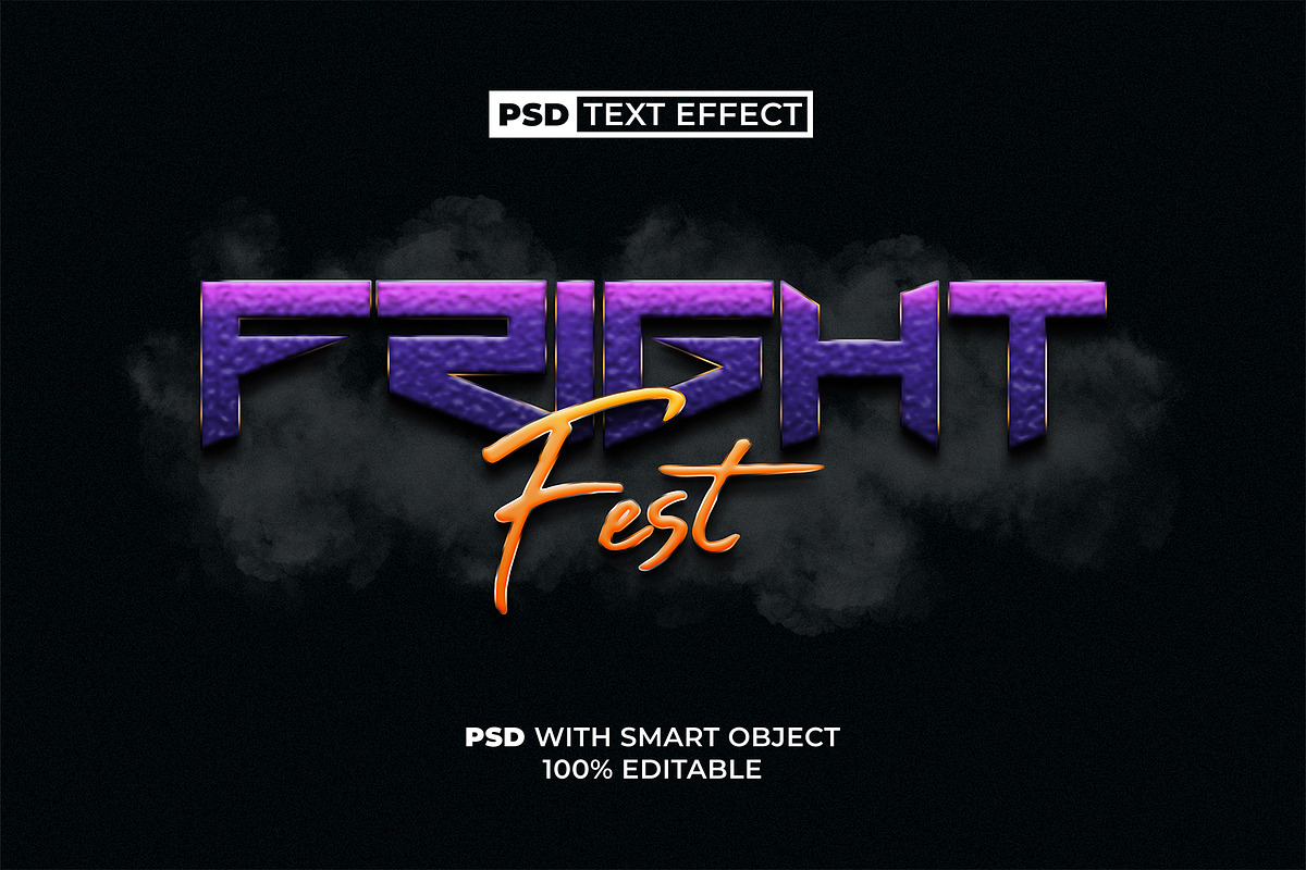 Fright Fest Text Effect Halloween, a Layer Style Add-On by Mockmenot (Photo 1 of 3)