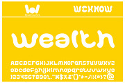 wealth and famous, a Font by weknow (Thumbnail 1 of 5)
