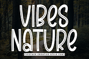 Vibes Nature | Script Font, a Script Font by Scratchones (Thumbnail 1 of 8)