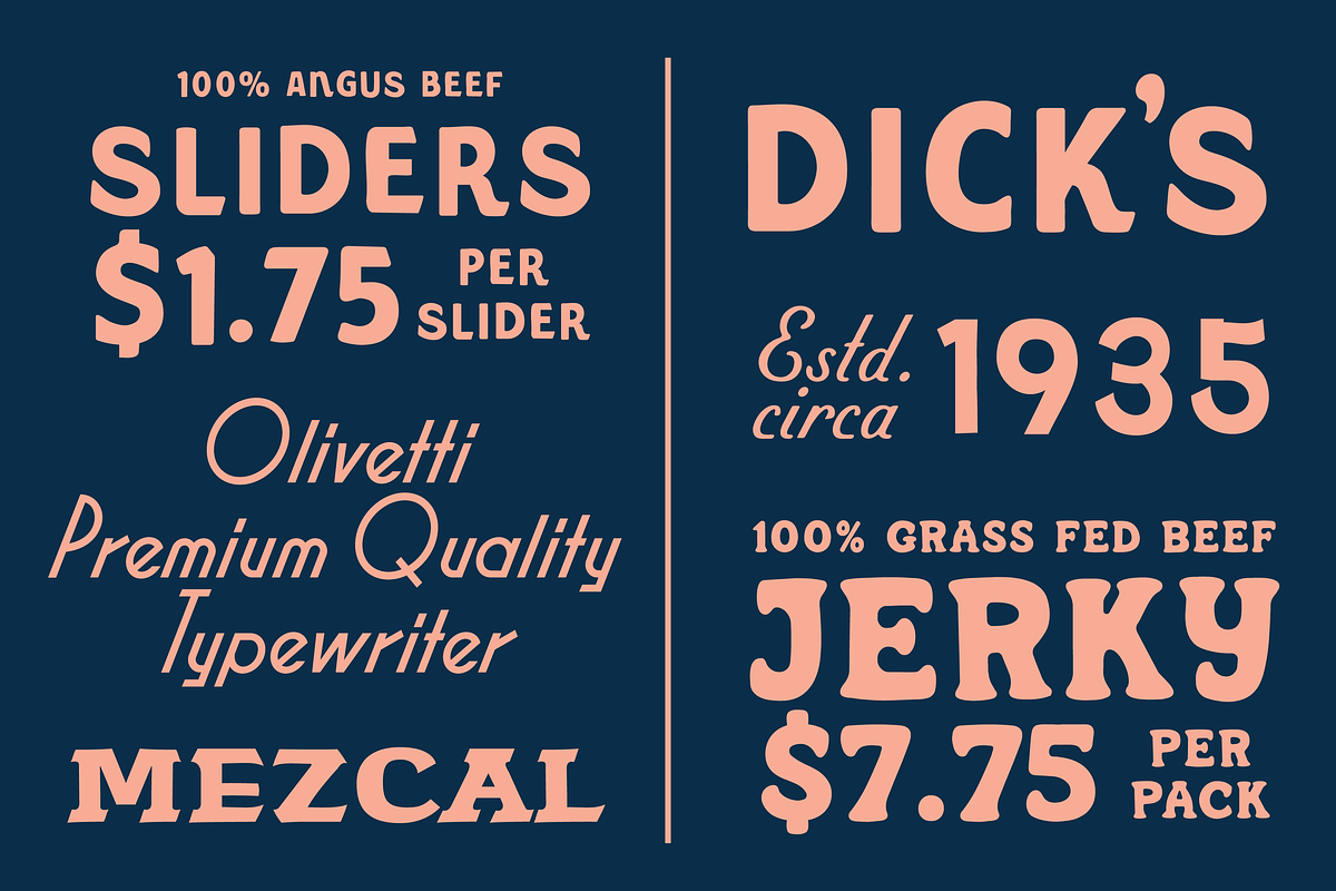 SAMPLE FONT COLLECTION VOL. 1, a Handwritten Font by SAMPLE (Photo 4 of 4)