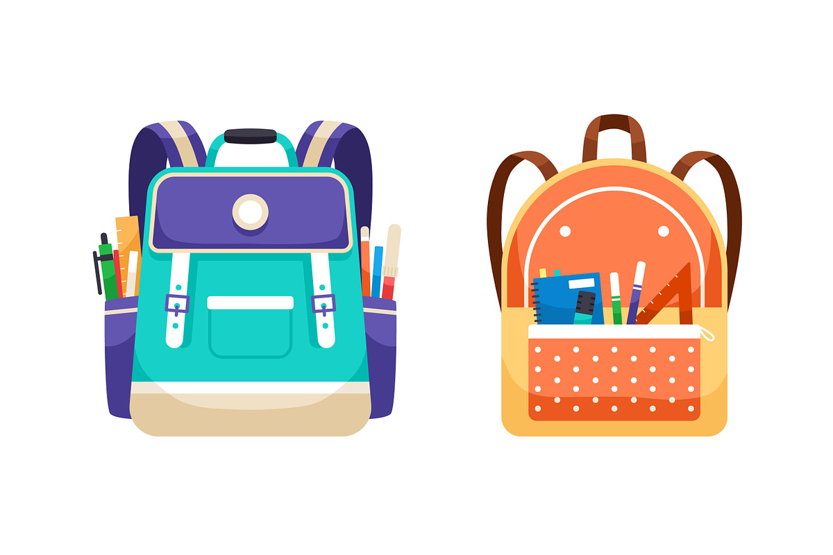 School backpacks and bags set, an Education Illustration by Good Studio (Photo 4 of 7)