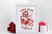 Funny Anti Valentine's Day Woman, an Illustration by DreamPrint404 (Thumbnail 2 of 7)
