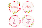 33 Flower Wreath Vector Collection, a Graphic by Propylparaben (Thumbnail 8 of 14)