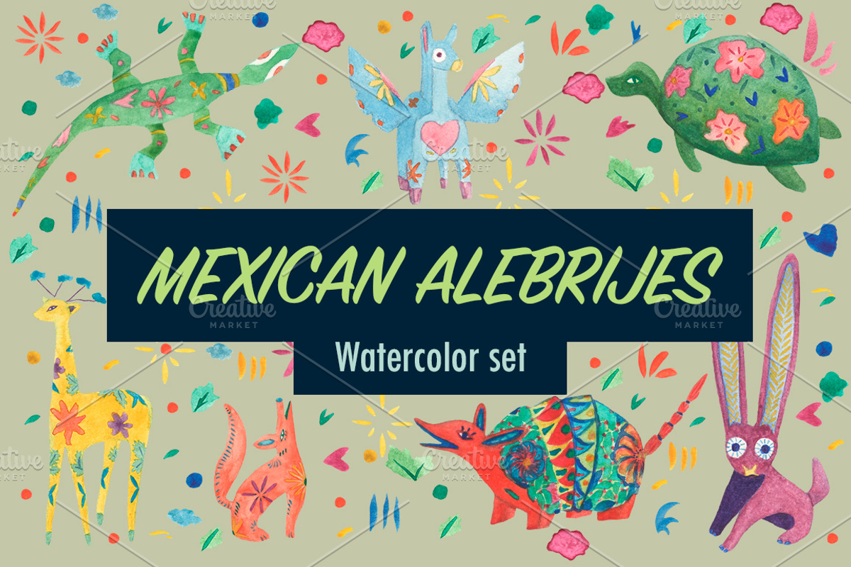 Watercolor Alebrijes, an Animal Illustration by monicavera22 (Photo 1 of 3)