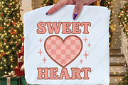 Valentine's Day Sweet Heart Varsity, an Illustration by CraftArtStudio (Thumbnail 2 of 4)