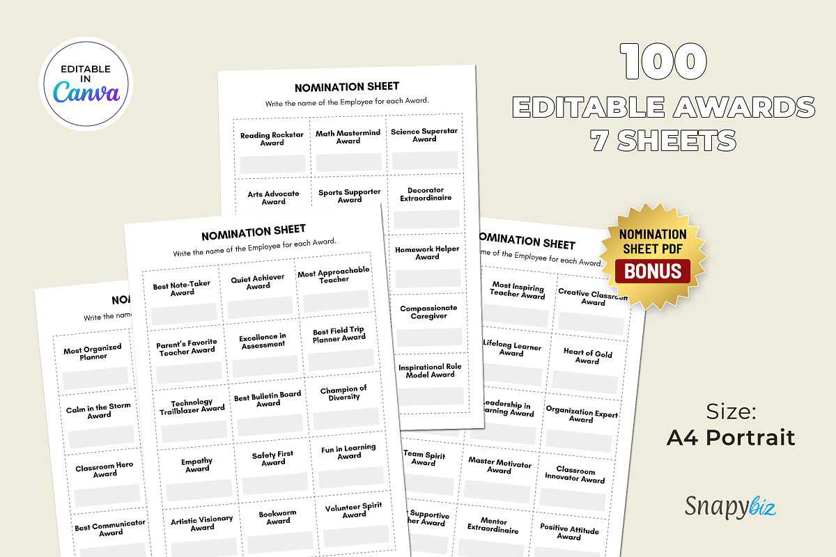 Teacher Appreciation Certificate, a Print Template by Snapybiz (Photo 5 of 10)