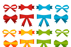 №19 Collection flat style bow