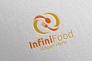 Infinity Food Logo For Restaurant 27