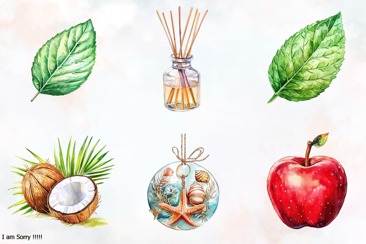 Air Freshener Watercolor Clipart's, a Work Illustration by RobertsArt (Photo 2 of 7)
