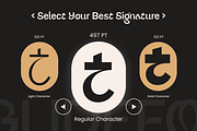Glide - Modern Logo Luxury Font, a Sans Serif Font by Sensatype (Thumbnail 12 of 14)