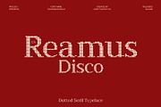 CS Reamus Disco, a Serif Font by Craft Supply Co. (Thumbnail 1 of 8)
