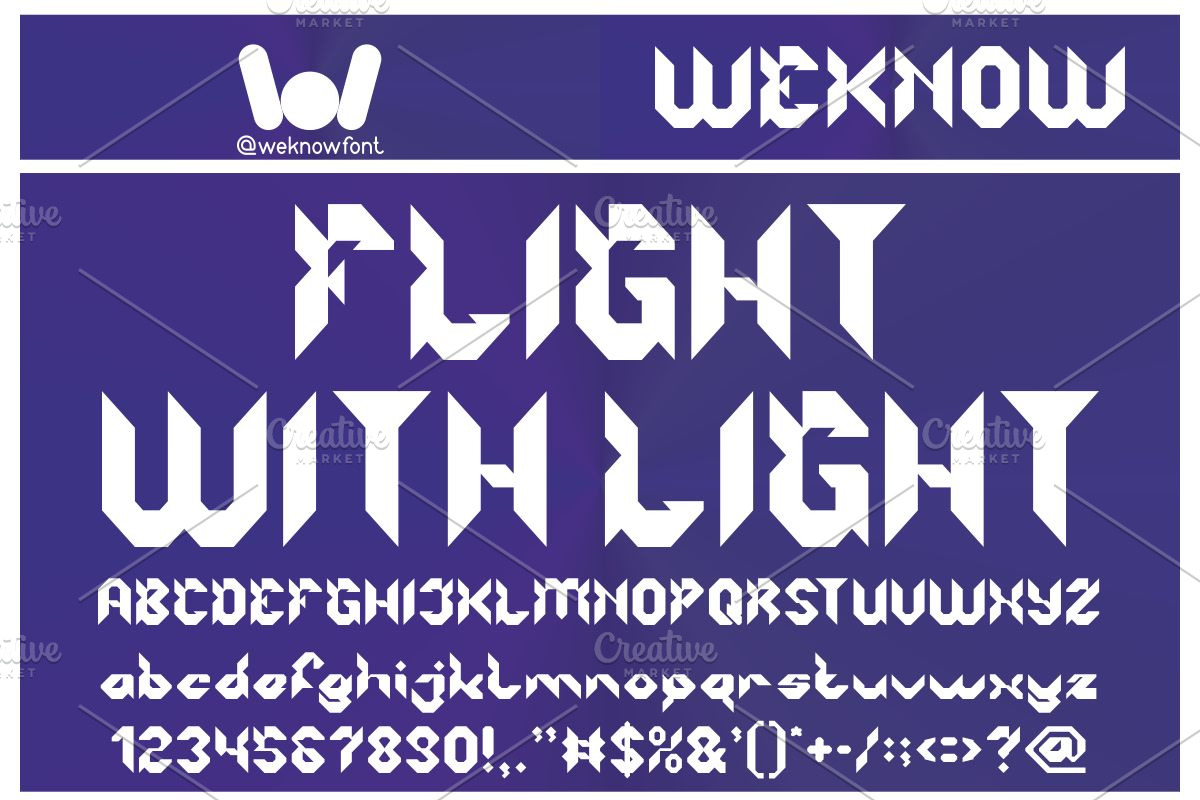 Robotic System font, a Font by weknow (Photo 2 of 8)