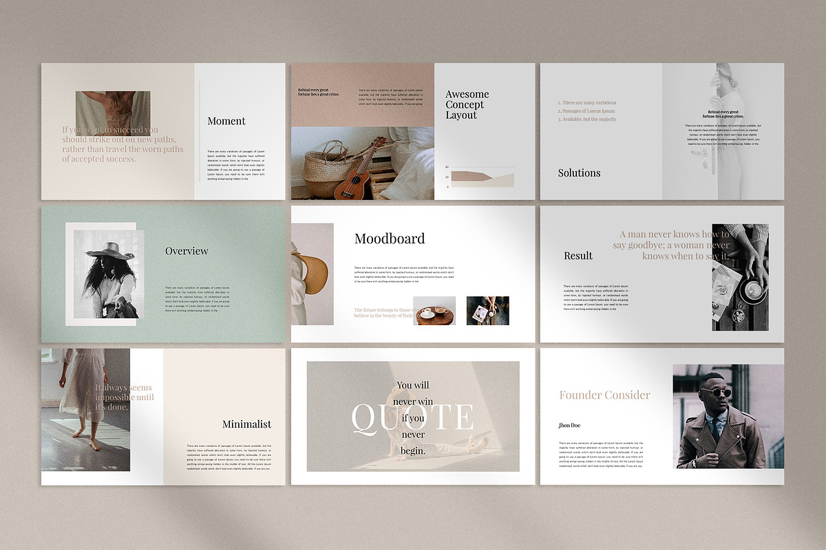 Consider Powerpoint Presentation, a Presentation Template by slidenotion
