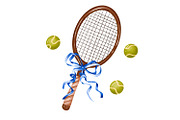 Hand Drawn Tennis Clipart Set, an Object Graphic by the_myro (Thumbnail 2 of 13)