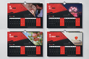Desk Calendar 2024  V01, a Stationery Template by retrographix (Thumbnail 4 of 4)