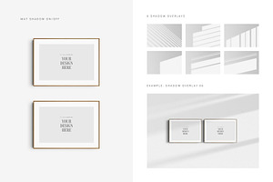 7:5 Frame Mockup BUNDLE A4 5:7 L