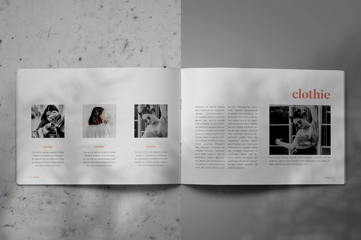 CLOTHIE Lookbook Brochure Template, a Brochure Template by Indotitas (Photo 7 of 9)