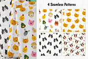 Farm Animals Faces Collection, an Animal Illustration by Gulnara Sabirova (Thumbnail 5 of 8)