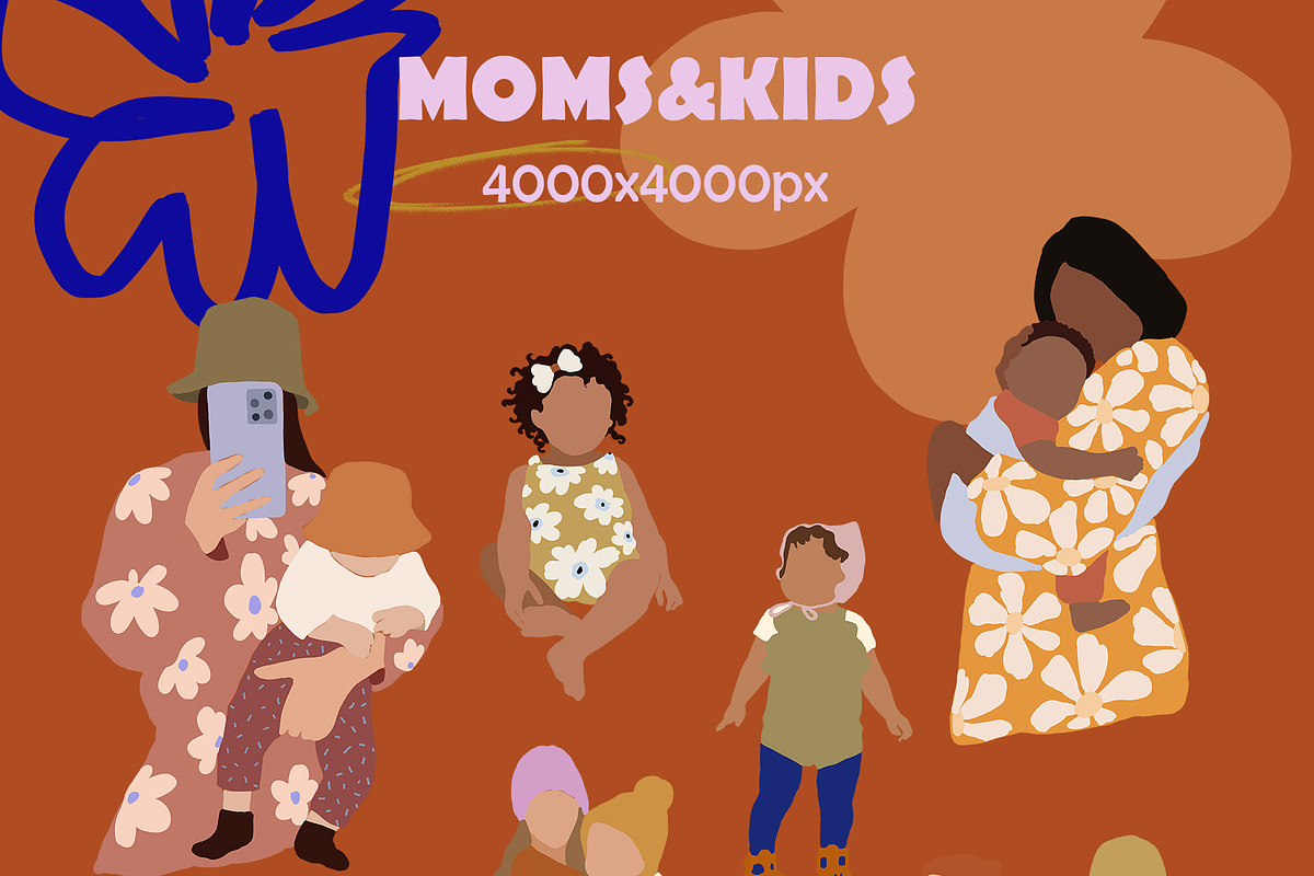 Love you Mom-abstract collection, an Object Illustration by Natalia Tugova (Photo 5 of 11)