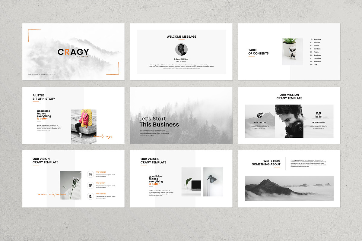 Crazy Presentation Template, a Presentation Template by evgenystudio
