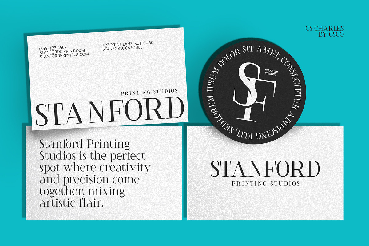 CS Charles – Serif Font, a Serif Font by Craft Supply Co. (Photo 7 of 8)