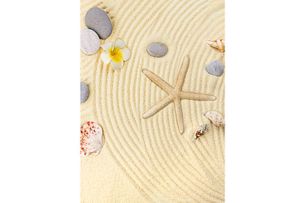 Background with seashells on the, a Holiday Photo by yanadjana