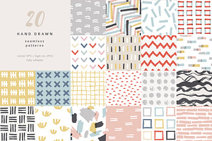 Hand drawn patterns