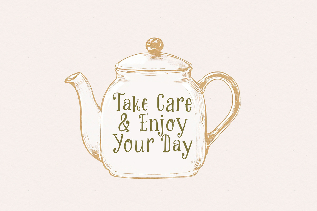 Sweet Tea: Handwritten Serif Font, a Handwritten Font by AnMark (Photo 12 of 12)