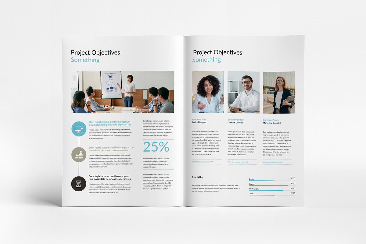Simple Proposal Template I Canva, a Brochure Template by PixWork (Photo 5 of 9)
