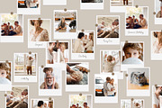 Polaroid Photo Collage Template, a Social Media Template by DesignerCandies (Thumbnail 1 of 5)