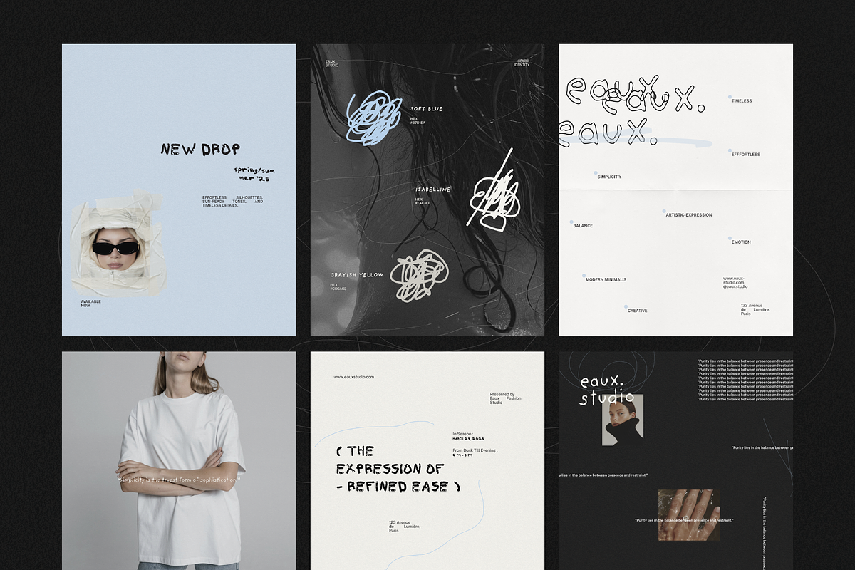 EAUX | SOCIAL MEDIA KIT, a Social Media Template by notgreystudio (Photo 8 of 10)