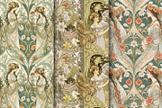 Art Nouveau pattern, a Pattern Graphic by Designs by Helen Trupak (Thumbnail 4 of 10)