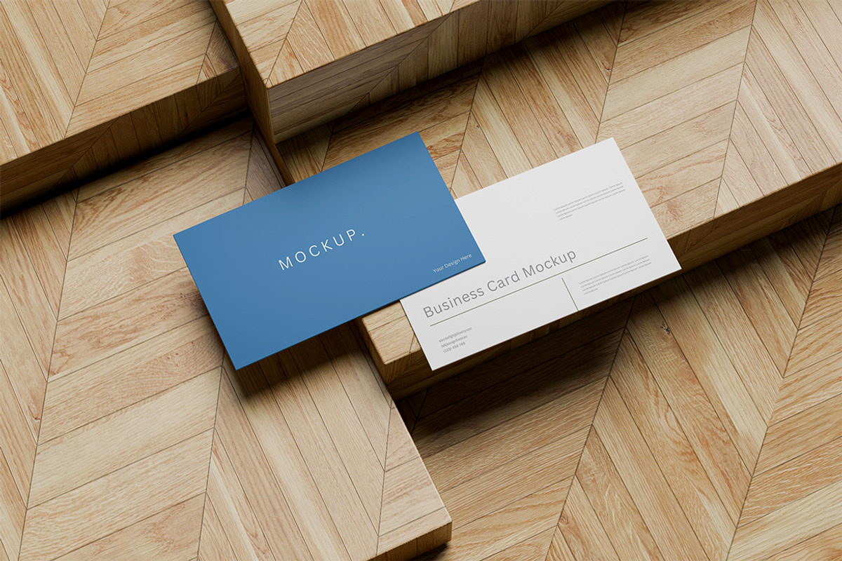 Business Card Mockup, an Advertising Mockup by Design Source_ (Photo 2 of 3)